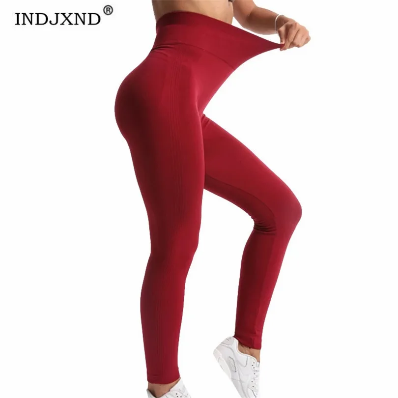 INDJXND New Seamless Yoga Pant High Elastic Sports Fitness Legging Women Gym Running Training Girl Tight Ankle-Length Bottom 
INDJXND New Seamless Yoga Pant High Elastic Sports Fitness Legging Women Gym Running Training Girl Tight Ankle-Length Bottom