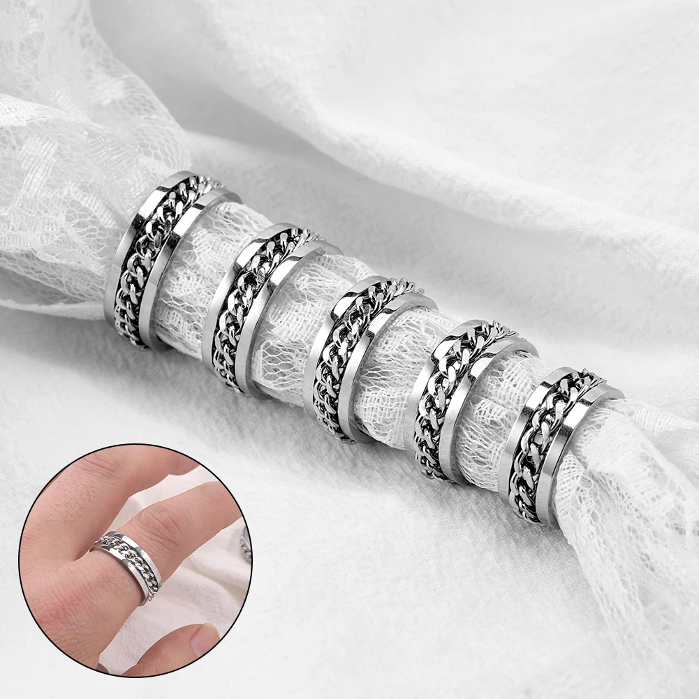 Stainless Steel Chain Twisted Rings For Unisex Retro Gothic Joint Tail Ring Hip-hop Punk Jewelry Index Finger Accessories New
Stainless Steel Chain Twisted Rings For Unisex Retro Gothic Joint Tail Ring Hip-hop Punk Jewelry Index Finger Accessories New