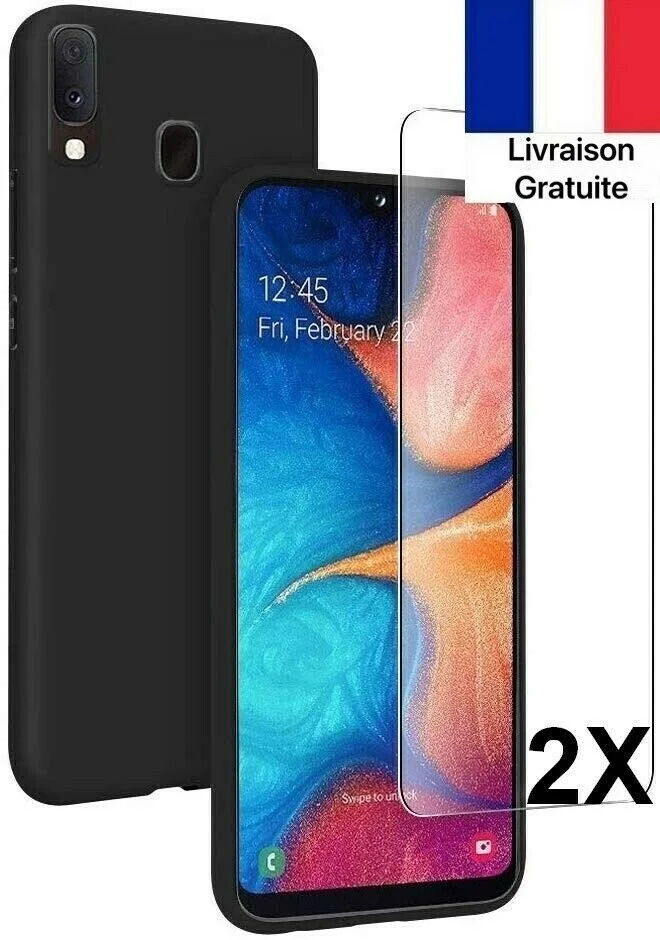 COQUE SILICONE NOIR FOR SAMSUNG GALAXY A20e A21s A51 A71+ 2 VITRE EN VERRE TREMPE
COQUE SILICONE NOIR FOR SAMSUNG GALAXY A20e A21s A51 A71+ 2 VITRE EN VERRE TREMPE