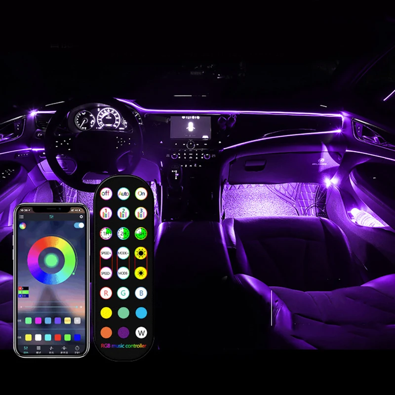 2021 Car LED Strip Light with APP Control Upgraded Music Lights Strip Car Interior Lights X85
2021 Car LED Strip Light with APP Control Upgraded Music Lights Strip Car Interior Lights X85