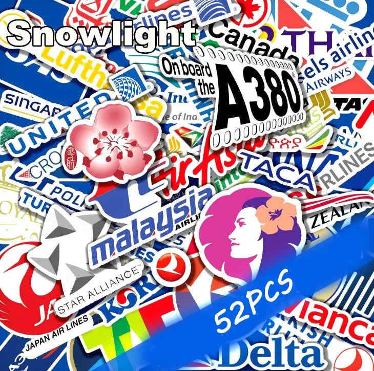 10/30/52pcs Airline Logo High Quality Stickers Aviation Travel Trip For Suitcase Laptop Decal Fashion Diy Waterproof Sticker
10/30/52pcs Airline Logo High Quality Stickers Aviation Travel Trip For Suitcase Laptop Decal Fashion Diy Waterproof Sticker