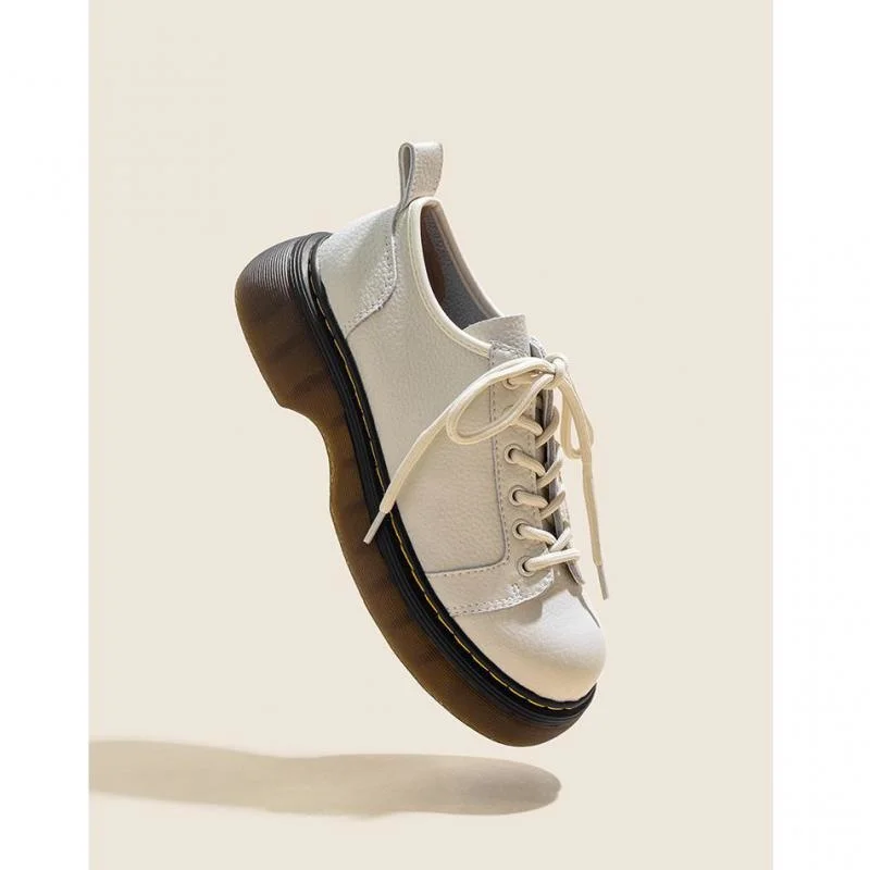 For Oxford Women Genuine Leather Thick-soled British Style Flats Shoes Woman Casual Round Toe Shallow Single Shoe
For Oxford Women Genuine Leather Thick-soled British Style Flats Shoes Woman Casual Round Toe Shallow Single Shoe