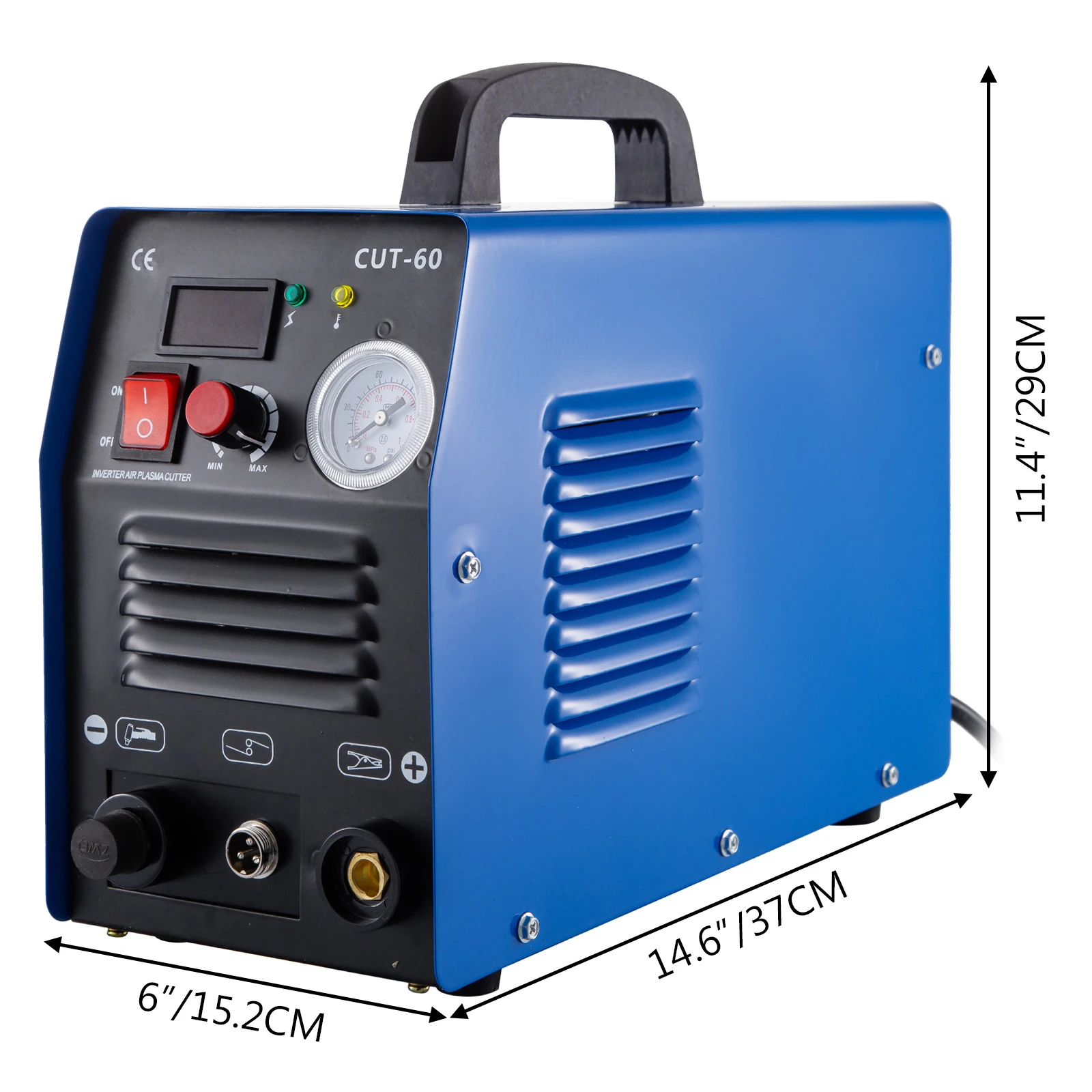 VEVOR Plasma Cutter 60 Amp Arc Dual Voltage Plasma Cutting Machine IGBT Inverter Digital Plasma Welding Machine Plasma Welder
VEVOR Plasma Cutter 60 Amp Arc Dual Voltage Plasma Cutting Machine IGBT Inverter Digital Plasma Welding Machine Plasma Welder
