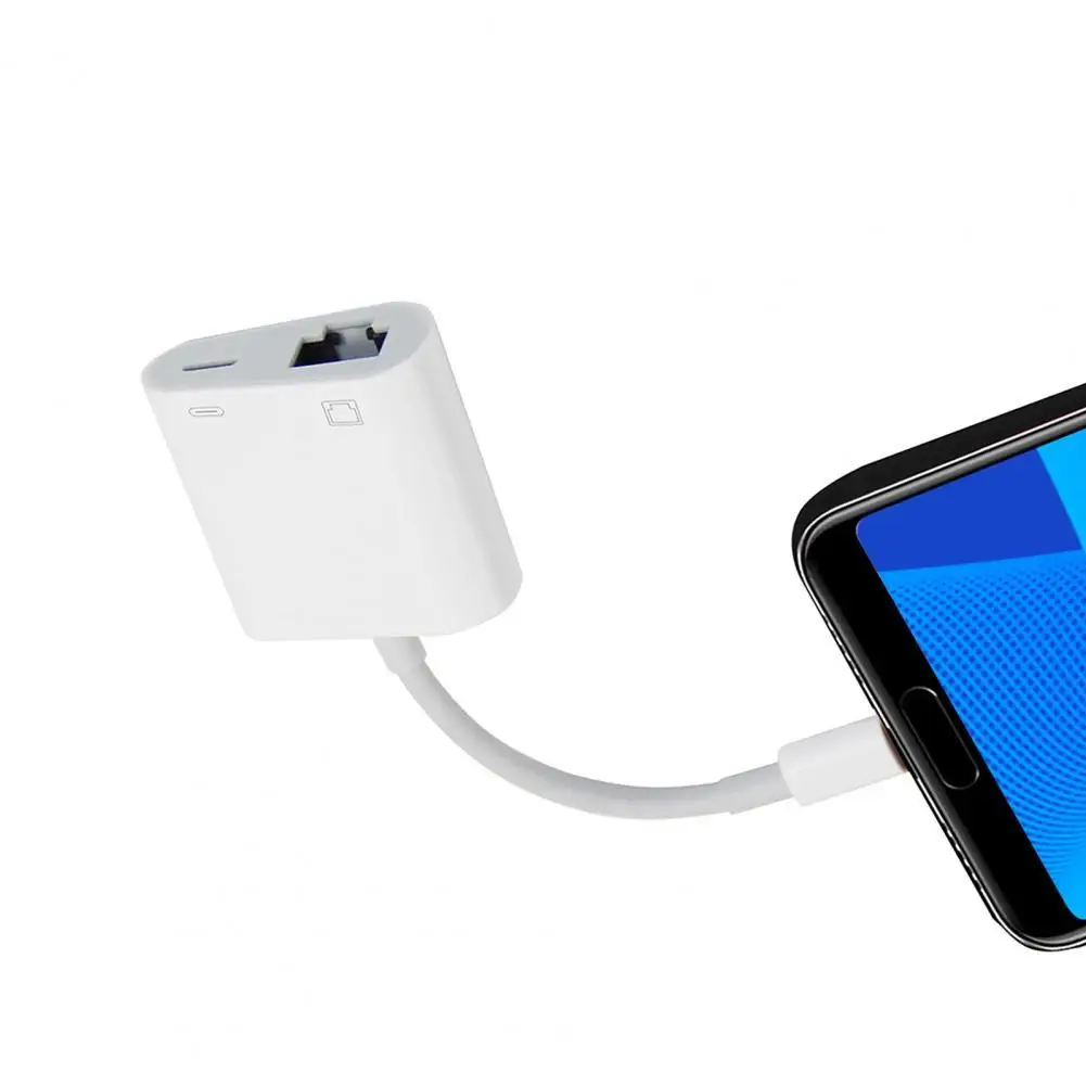 Connector Ethernet Converter Plug and Play Stable Transmisison Lightweight 100MS Type-C to RJ45 Ethernet Connector Livestreaming
Connector Ethernet Converter Plug and Play Stable Transmisison Lightweight 100MS Type-C to RJ45 Ethernet Connector Livestreaming