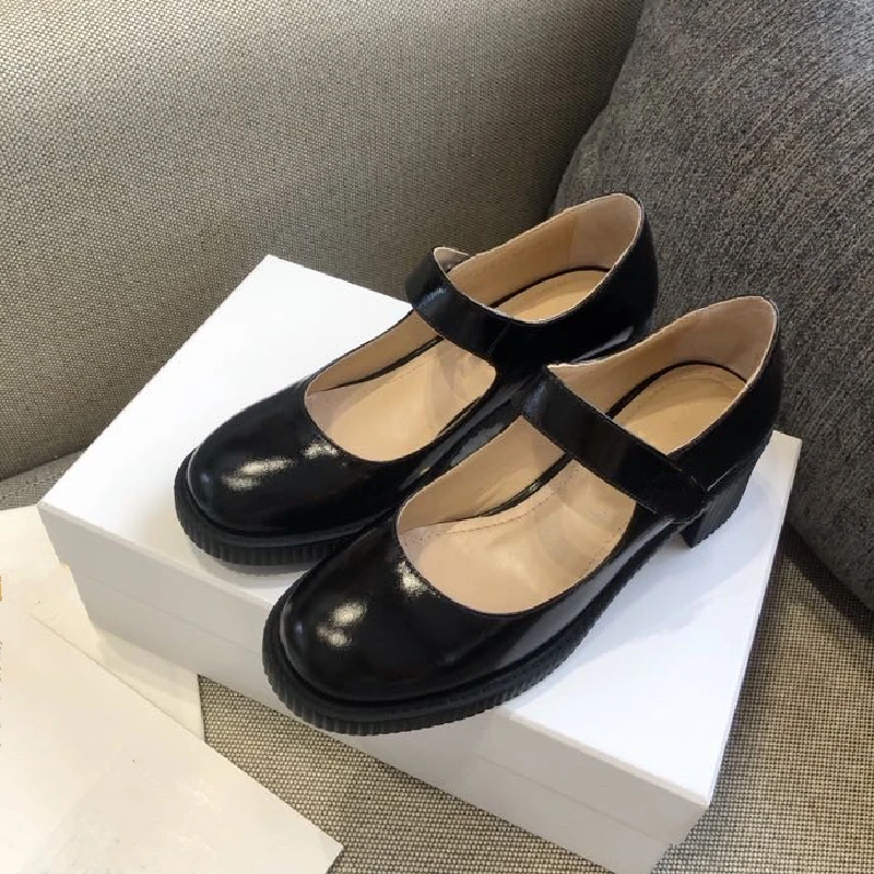 Spring Women Shoes Ladies Black Pumps Casual Chaussure Middle Heels New Mary Janes Feamle Round Toe Fashion Zapatos De Mujer
Spring Women Shoes Ladies Black Pumps Casual Chaussure Middle Heels New Mary Janes Feamle Round Toe Fashion Zapatos De Mujer