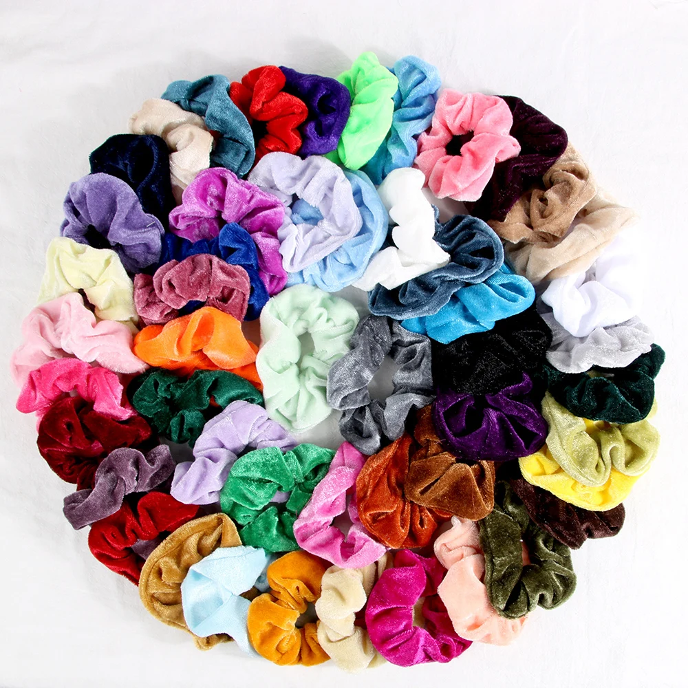 1 Set Woman Velvet Scrunchies Solid Hair Ring Ties For Girls Ponytail Holders Rubber Band Elastic Hairband Hair Accessories
1 Set Woman Velvet Scrunchies Solid Hair Ring Ties For Girls Ponytail Holders Rubber Band Elastic Hairband Hair Accessories