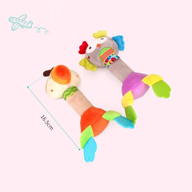 Animal Baby Rattles Handshake BB Stick Baby Toys Built-in Bell with Teether Hand Ringing Plush Newborn Hand Rattle Kids Toy
Animal Baby Rattles Handshake BB Stick Baby Toys Built-in Bell with Teether Hand Ringing Plush Newborn Hand Rattle Kids Toy