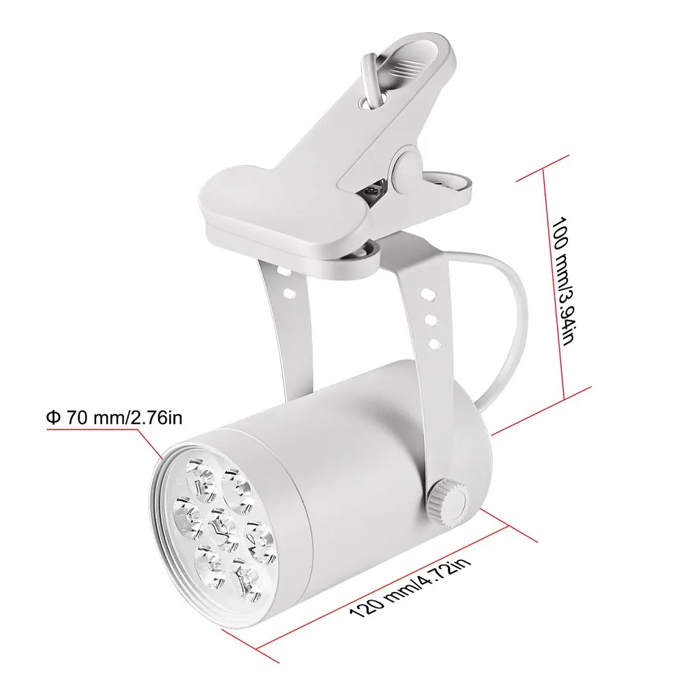 7W White Aluminum LED Plant Grow Light 360 Degree Adjustable Indoor Plant Lights with Clip with Heat-sink Metal Design
7W White Aluminum LED Plant Grow Light 360 Degree Adjustable Indoor Plant Lights with Clip with Heat-sink Metal Design