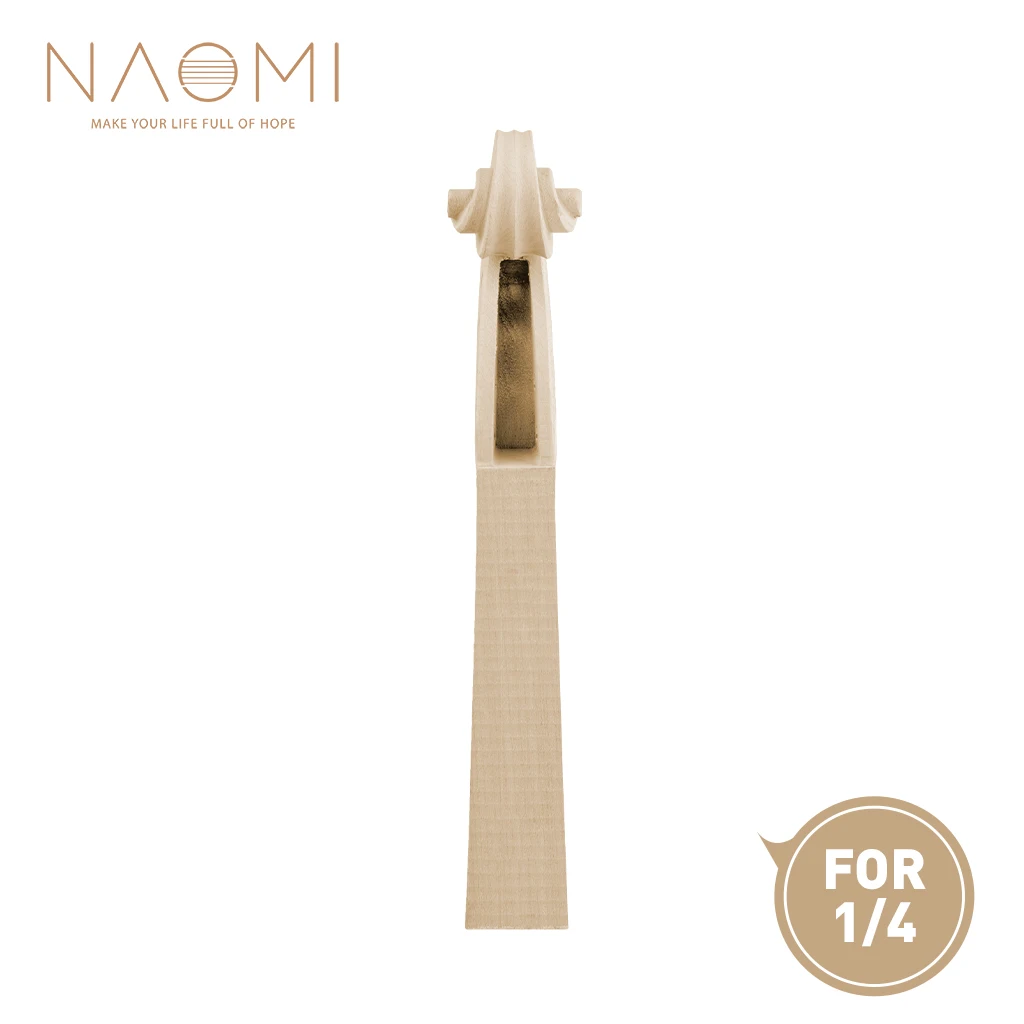 NAOMI High Quality Maple Wood Violin Neck Blank Fit For 1/4 Violin Fiddle Diy Luthier Parts Accessories
NAOMI High Quality Maple Wood Violin Neck Blank Fit For 1/4 Violin Fiddle Diy Luthier Parts Accessories