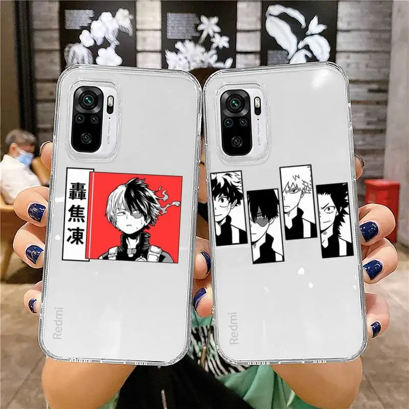 My Hero Academia Anime Phone Case For Xiaomi 11 Redmi Note 10 9 8 7 pro lite T A S 10T 9A 9S 8T Pro 4G Transparent Coque Funda
My Hero Academia Anime Phone Case For Xiaomi 11 Redmi Note 10 9 8 7 pro lite T A S 10T 9A 9S 8T Pro 4G Transparent Coque Funda