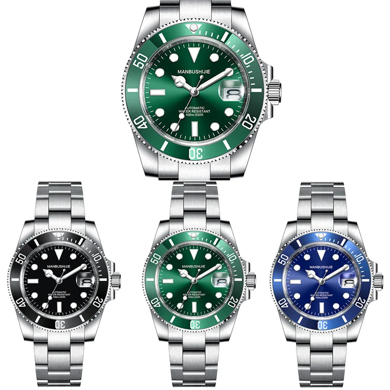 2020 Luxury Men Business Watches Automatic Green Casual Watch Stainless Steel Waterproof Fashion Sport Mechanical Wristwatch
2020 Luxury Men Business Watches Automatic Green Casual Watch Stainless Steel Waterproof Fashion Sport Mechanical Wristwatch