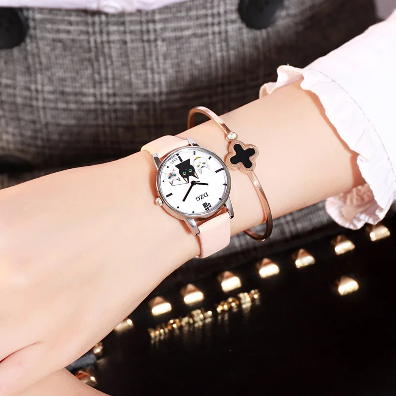 2021 Personality Creative Korean Version Trend Alien Cat Women's Watch Casual Cute Female Student Cat Pattern Quartz Watch
2021 Personality Creative Korean Version Trend Alien Cat Women's Watch Casual Cute Female Student Cat Pattern Quartz Watch