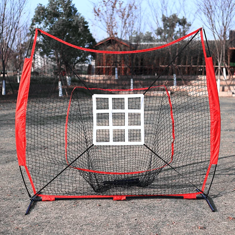 7X7 Ft Baseball Practice Net with Frame Hitting Pitching Batting Catching Backstop Equipment Training Aids Strike
7X7 Ft Baseball Practice Net with Frame Hitting Pitching Batting Catching Backstop Equipment Training Aids Strike