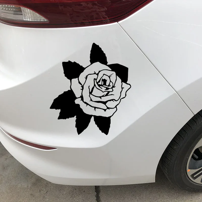 Car Stickers Beautiful Rose Flower PVC Car Decoration Accessories Decals Creative Waterproof Sunscreen Black/white,17cm*14cm
Car Stickers Beautiful Rose Flower PVC Car Decoration Accessories Decals Creative Waterproof Sunscreen Black/white,17cm*14cm