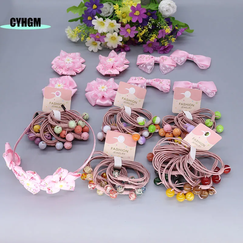 

New Girls Cute Cartoon Cream Unicorn Hair Clips Kids Hairpins Headband Barrettes Fashion pink Hair Accessories set K03-1