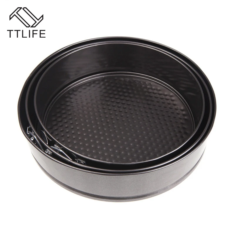 TTLIFE 9 /10 /11 Inch Stainless Steel Buckle Round Cake Mold High Temperature Oven Bottom Nonstick DIY Cake Mould Baking Tools
TTLIFE 9 /10 /11 Inch Stainless Steel Buckle Round Cake Mold High Temperature Oven Bottom Nonstick DIY Cake Mould Baking Tools