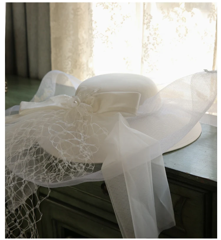 White Veil Bride Fedoras Large Brim Mesh Floppy Wedding Bow Hat Cocktail Horse Race Party Women Summer Hat Hair Accessories New
White Veil Bride Fedoras Large Brim Mesh Floppy Wedding Bow Hat Cocktail Horse Race Party Women Summer Hat Hair Accessories New