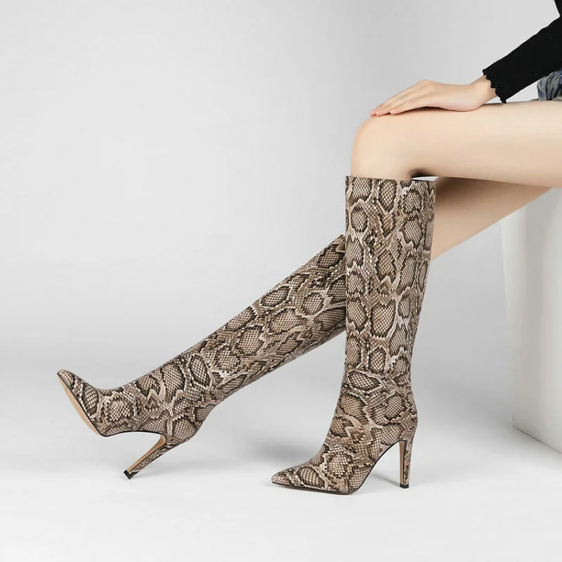 2021 New Winter Women Modern Boots Fashion Knee High Boots Sexy 10cm High Heel Slip On Long Boots Pointed Toe Shoes
2021 New Winter Women Modern Boots Fashion Knee High Boots Sexy 10cm High Heel Slip On Long Boots Pointed Toe Shoes
