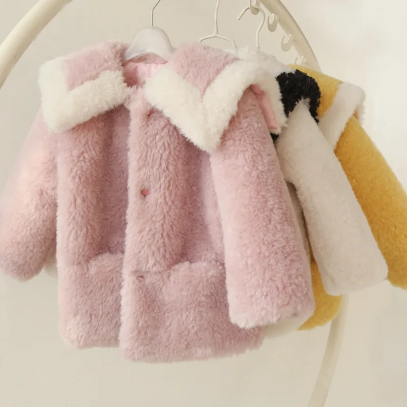 Faux Fur Jackets for Girls Coats Children Clothing Autumn Winter Faux Fur Outerwear for Girls Wool Coat Kids Jackets Coats
Faux Fur Jackets for Girls Coats Children Clothing Autumn Winter Faux Fur Outerwear for Girls Wool Coat Kids Jackets Coats