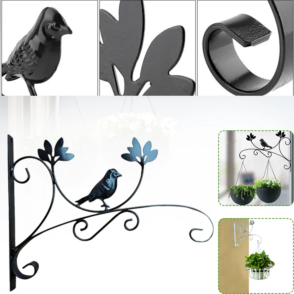 Rustic Hanging Plants Bracket Wall Hooks for Flower Baskets Bird Feeders Decorative Plant Home Decoration Planter Hanging Basket
Rustic Hanging Plants Bracket Wall Hooks for Flower Baskets Bird Feeders Decorative Plant Home Decoration Planter Hanging Basket