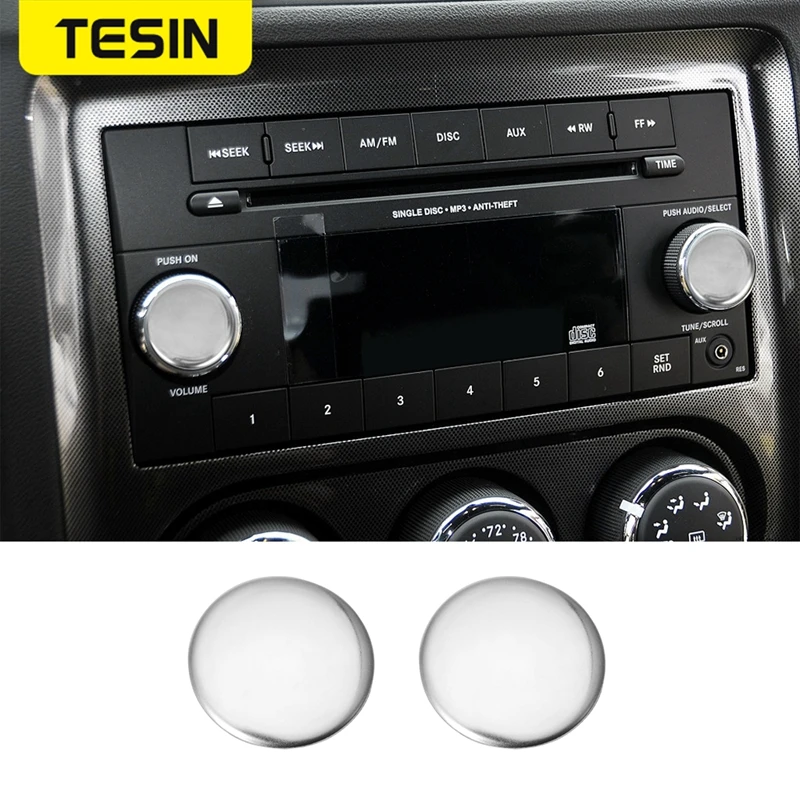 TESIN Interior Mouldings for Dodge Challenger Car CD Switch Button Knob Decoration Cover Stickers for Dodge Challenger 2009-2014
TESIN Interior Mouldings for Dodge Challenger Car CD Switch Button Knob Decoration Cover Stickers for Dodge Challenger 2009-2014
