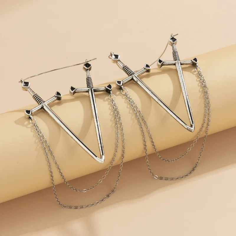 Modern Jewelry Vintage Statement Earrings Simply Design Exaggerated Geometric Hip Hop Drop Earrings For Girl Lady Gifts
Modern Jewelry Vintage Statement Earrings Simply Design Exaggerated Geometric Hip Hop Drop Earrings For Girl Lady Gifts