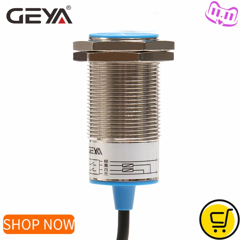 GEYA Proximity Sensor 10mm Sensing Distance Proximity Switch NPN PNP DC 10-30V M30 Screw Size
GEYA Proximity Sensor 10mm Sensing Distance Proximity Switch NPN PNP DC 10-30V M30 Screw Size