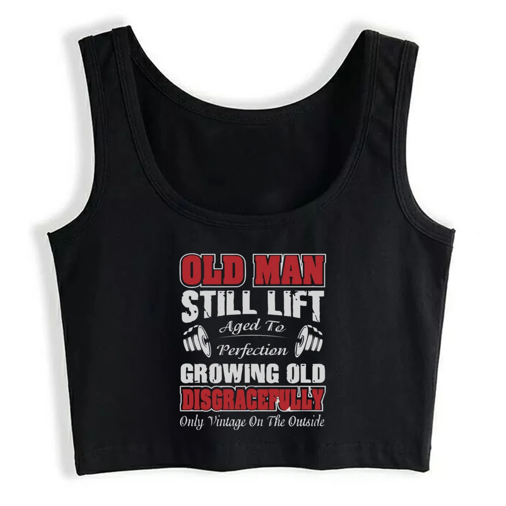 Crop Top Women Old Man Still Lift Aged To Perfection Growing Old Aesthetic Y2k Harajuku Gothic Tank Top Female Clothes
Crop Top Women Old Man Still Lift Aged To Perfection Growing Old Aesthetic Y2k Harajuku Gothic Tank Top Female Clothes