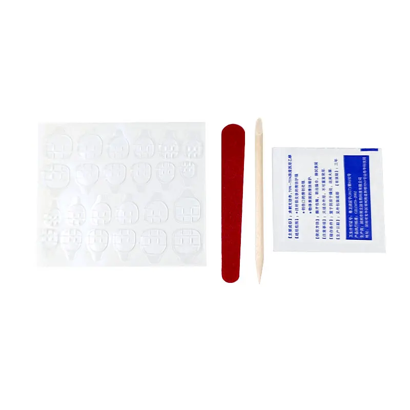 Manicure Kit Double-Sided Fake Nails Art Tape Stickers Nail Accessories Jelly Glue Nail File Alcohol Cotton Fake Nails Wear Tool 
Manicure Kit Double-Sided Fake Nails Art Tape Stickers Nail Accessories Jelly Glue Nail File Alcohol Cotton Fake Nails Wear Tool