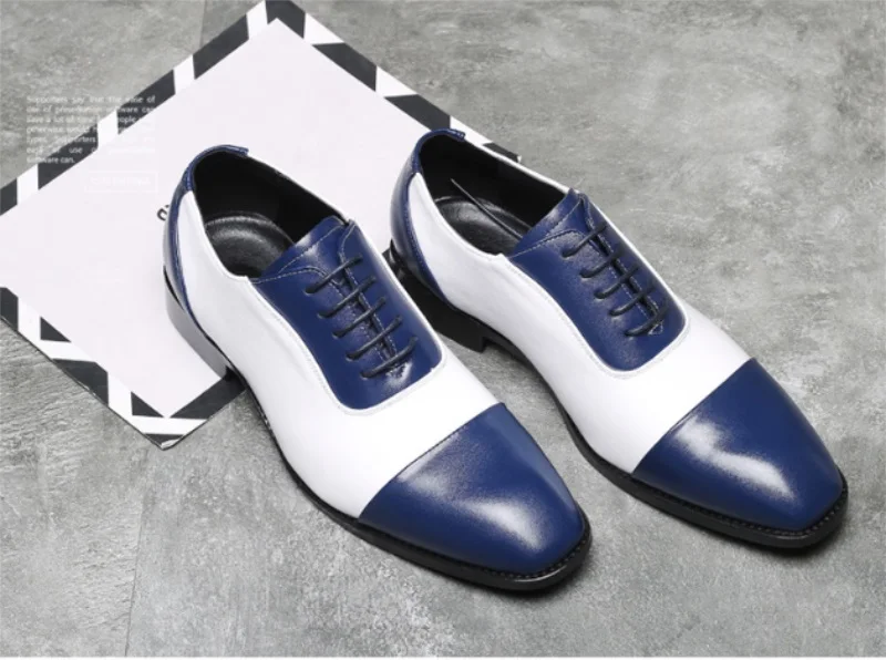 Men's leather lace up men's pointed leather shoes lace up business dress casual Oxford Shoes hair stylist fashion shoes YX140
Men's leather lace up men's pointed leather shoes lace up business dress casual Oxford Shoes hair stylist fashion shoes YX140
