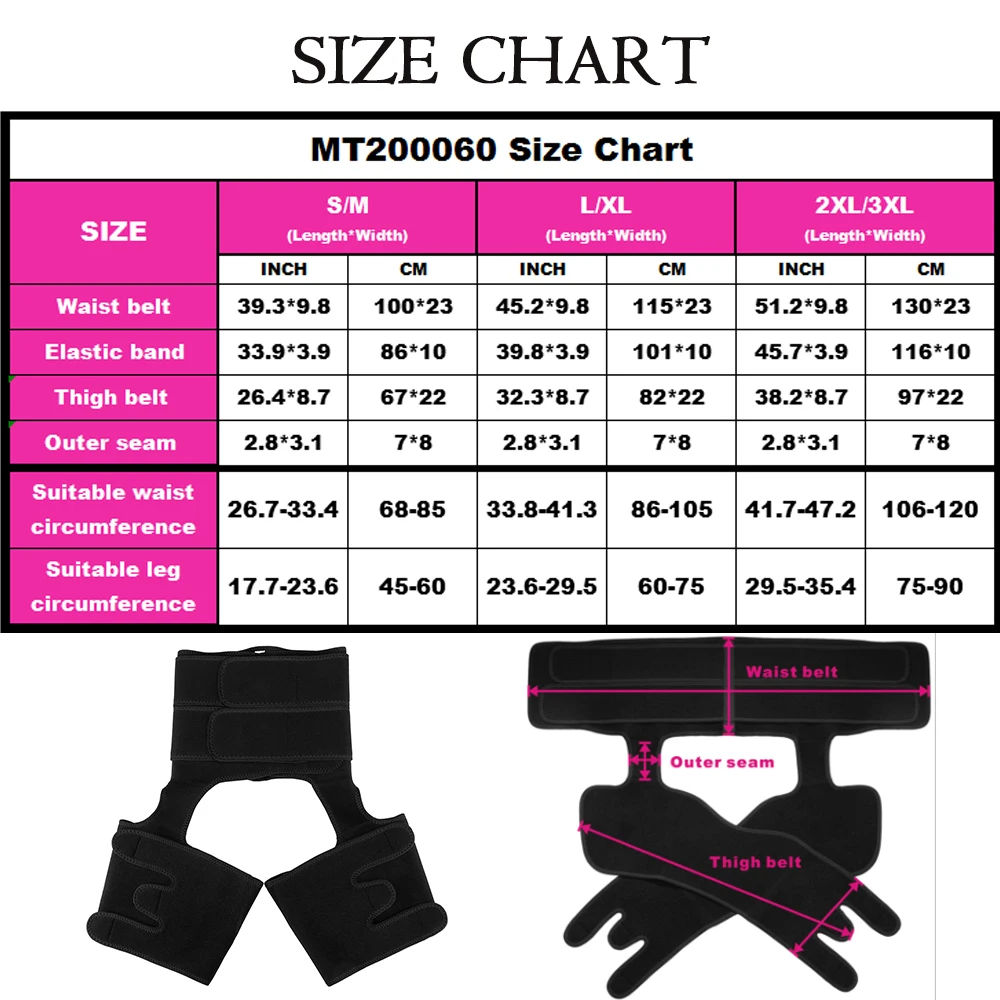 FeelinGirl Women High Waist Trainer Thigh Shapers Fat Burning Compress Slimming Belt Leg Trimmers Neoprene Thigh Slimmer Wrap
FeelinGirl Women High Waist Trainer Thigh Shapers Fat Burning Compress Slimming Belt Leg Trimmers Neoprene Thigh Slimmer Wrap