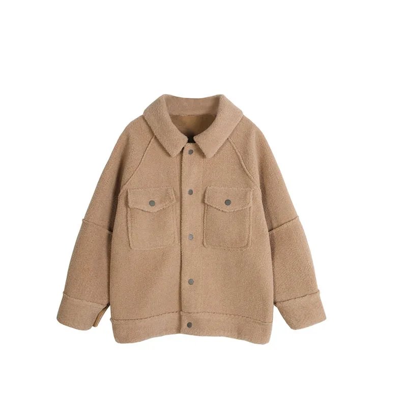 Vertical Stand-up Collar Lamb Wool Plus Velvet Motorcycle Women's 2020 Parka Warm Cotton Coat Casual Loose Wool Winter Women
Vertical Stand-up Collar Lamb Wool Plus Velvet Motorcycle Women's 2020 Parka Warm Cotton Coat Casual Loose Wool Winter Women