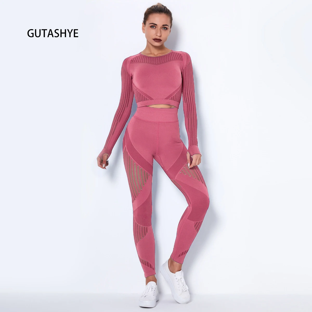 Yoga Clothing Set Sports Suit Women Workout Sports Outfit Fitness Set Wear High Waist Gym Seamless Workout Clothes For Women
Yoga Clothing Set Sports Suit Women Workout Sports Outfit Fitness Set Wear High Waist Gym Seamless Workout Clothes For Women