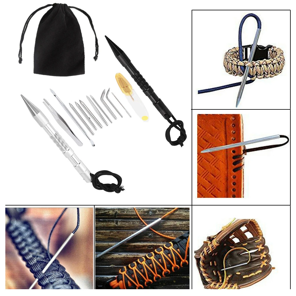 12Pcs Paracord Needle Set Aluminum Paracord FID Lacing Needles Smoothing Tool 8 Size Needles
12Pcs Paracord Needle Set Aluminum Paracord FID Lacing Needles Smoothing Tool 8 Size Needles