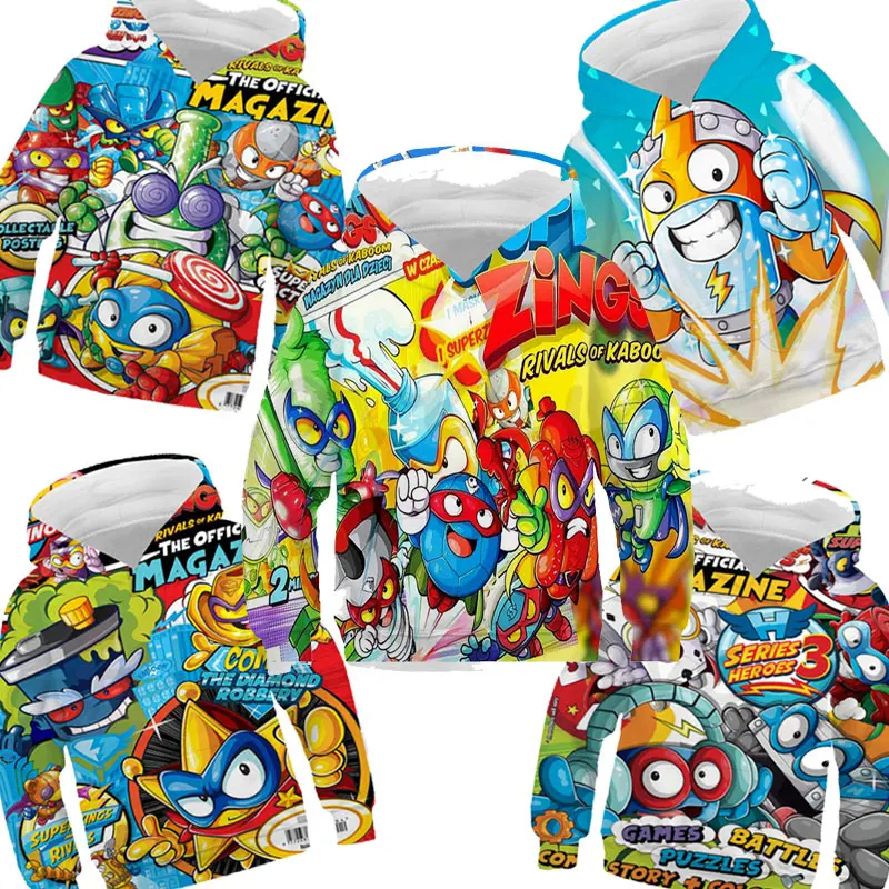 Boys Girls 3D Hoodie Game Super Zings Hoodie Children Cotton Sweatshirt Kids Superzings Pullover Teens Clothing Coat
Boys Girls 3D Hoodie Game Super Zings Hoodie Children Cotton Sweatshirt Kids Superzings Pullover Teens Clothing Coat