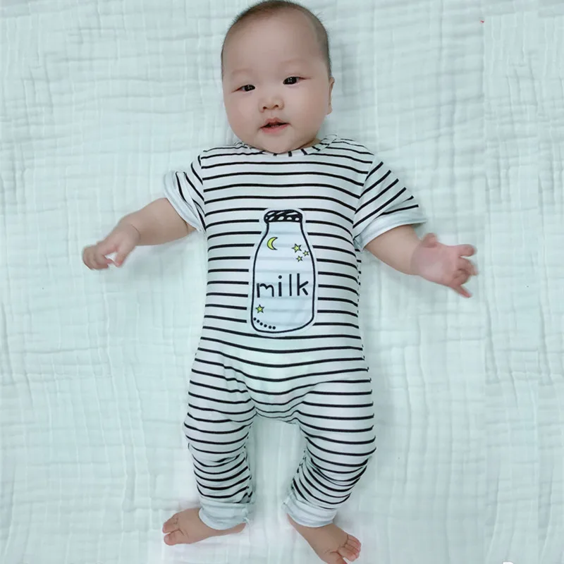 Newborn Striped Romper Baby Boys Summer Jumpsuit Infant Cotton Milk Bottle Print Rompers 0-3Yrs 2022 New Arrive 40
Newborn Striped Romper Baby Boys Summer Jumpsuit Infant Cotton Milk Bottle Print Rompers 0-3Yrs 2022 New Arrive 40