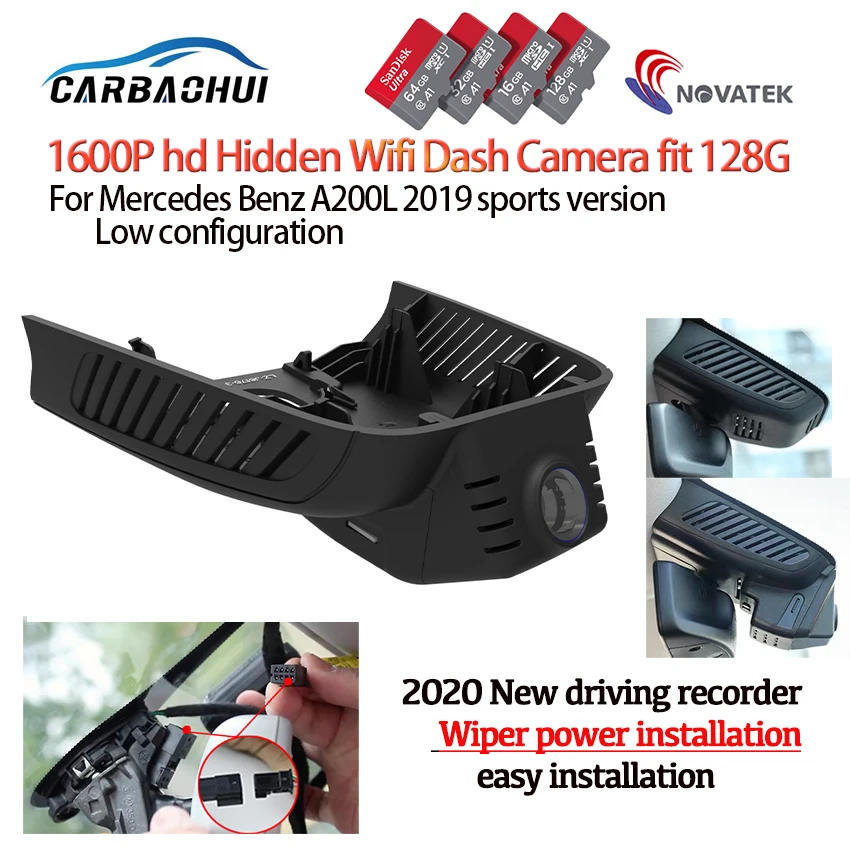 NEW! Plug and play Car DVR Video Recorder Dash Cam Camera For Mercedes Benz A200L 2019 sports version full hd 1600p
NEW! Plug and play Car DVR Video Recorder Dash Cam Camera For Mercedes Benz A200L 2019 sports version full hd 1600p