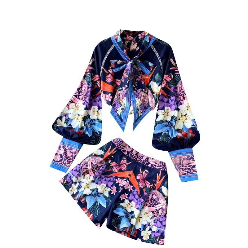 2021 Spring Autumn New Temperament Suit Ladies Stand-up Collar Lantern Sleeve Shirt All-match Wide-leg Shorts Two-piece UK818
2021 Spring Autumn New Temperament Suit Ladies Stand-up Collar Lantern Sleeve Shirt All-match Wide-leg Shorts Two-piece UK818