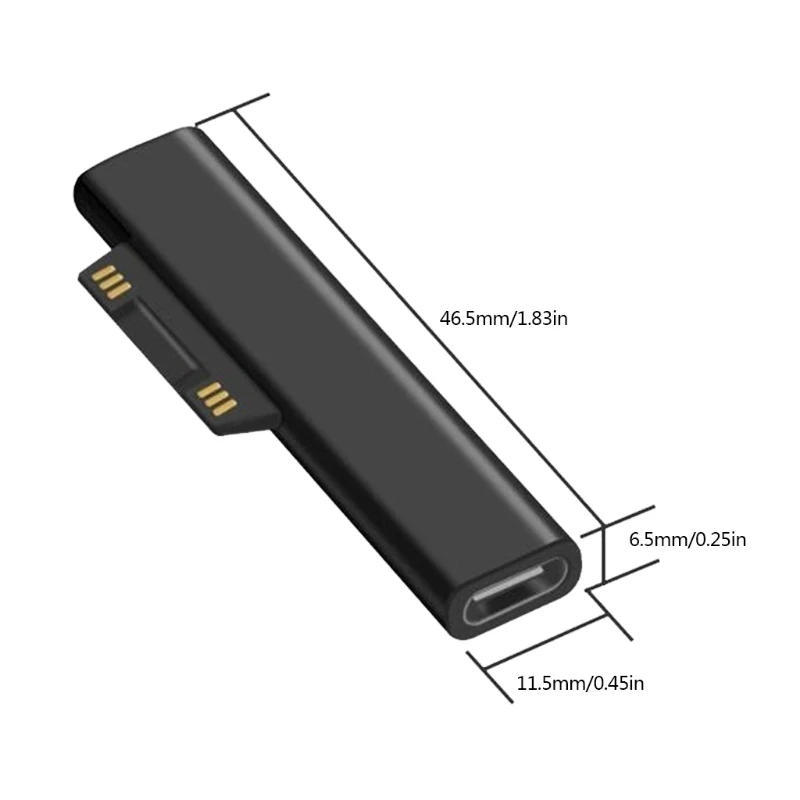 X37A Notebook Charging Adapter Plug Converter PD Fast Charging Plug Converter for microsoft-Compatible Surface Pro 3 4 5 6
X37A Notebook Charging Adapter Plug Converter PD Fast Charging Plug Converter for microsoft-Compatible Surface Pro 3 4 5 6