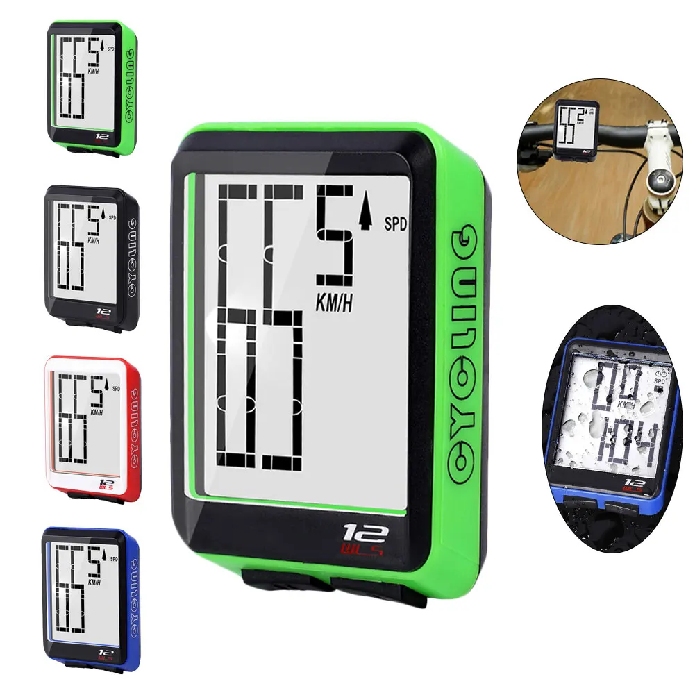 Mountain Road Bike Wireless Large Character Code Table Cycling Luminous Screen English Waterproof Speedometer Stopwatch
Mountain Road Bike Wireless Large Character Code Table Cycling Luminous Screen English Waterproof Speedometer Stopwatch