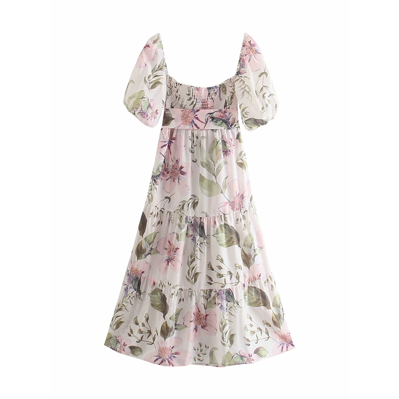 2021 Women Chic Square Collar Puff Short Sleeve Mid Dress Female Summer Two Wear Print Dress Vestidos WWJ6911
2021 Women Chic Square Collar Puff Short Sleeve Mid Dress Female Summer Two Wear Print Dress Vestidos WWJ6911