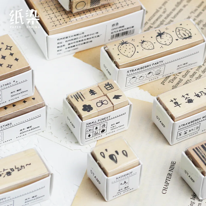 Vintage Wood Stamp Forest Flower Strawberry Star Rain Wooden Rubber Stamp Set DIY Scrapbooking Cards Decoration Embossing
Vintage Wood Stamp Forest Flower Strawberry Star Rain Wooden Rubber Stamp Set DIY Scrapbooking Cards Decoration Embossing