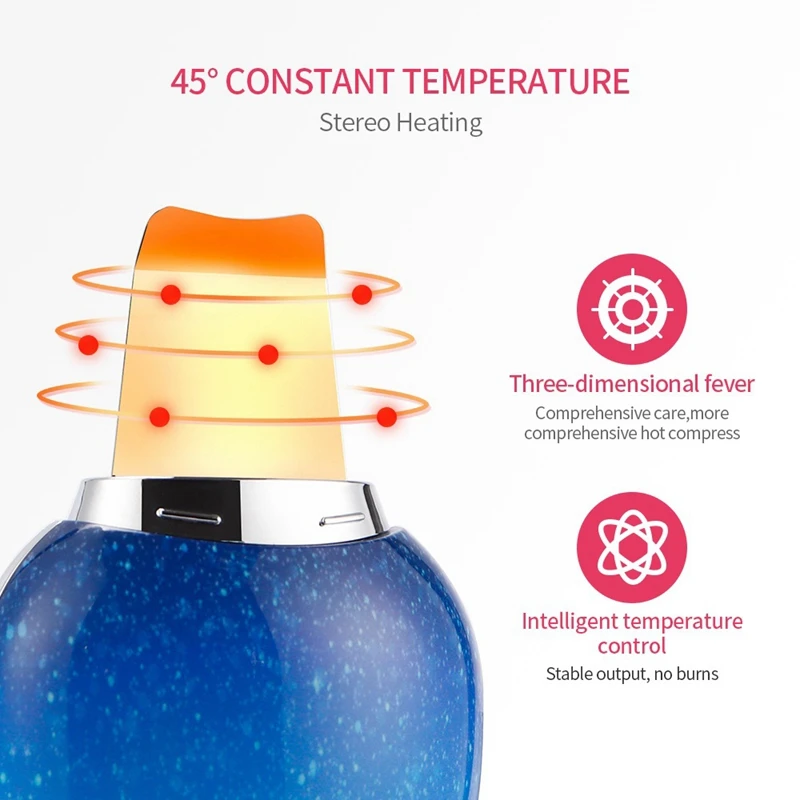 Heat Skin Scrubber Facial Ultrasonic Skin Scrubber Electric Peeling Shovel Pore Cleaner Face Lifting Thermal Care
Heat Skin Scrubber Facial Ultrasonic Skin Scrubber Electric Peeling Shovel Pore Cleaner Face Lifting Thermal Care