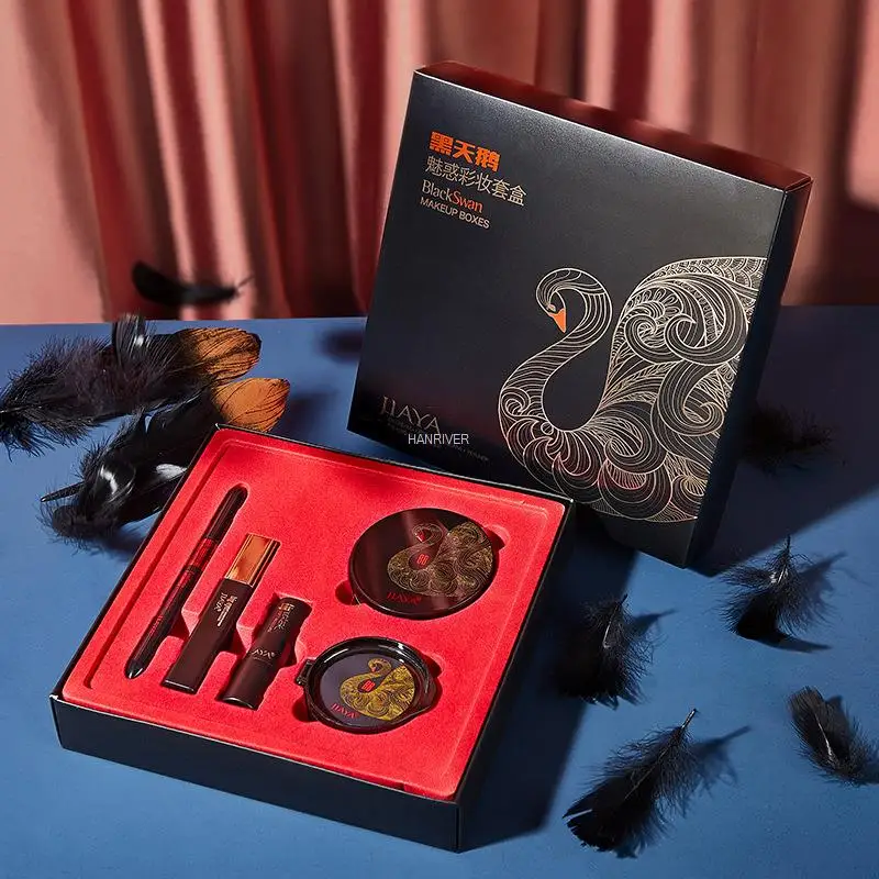 Black Swan Makeup Gift Box Set Air Cushion BB Cream Moisturizing Non-Stick Cup Lipstick Mascara Eyeliner Kit Beauty Cosmetics
Black Swan Makeup Gift Box Set Air Cushion BB Cream Moisturizing Non-Stick Cup Lipstick Mascara Eyeliner Kit Beauty Cosmetics