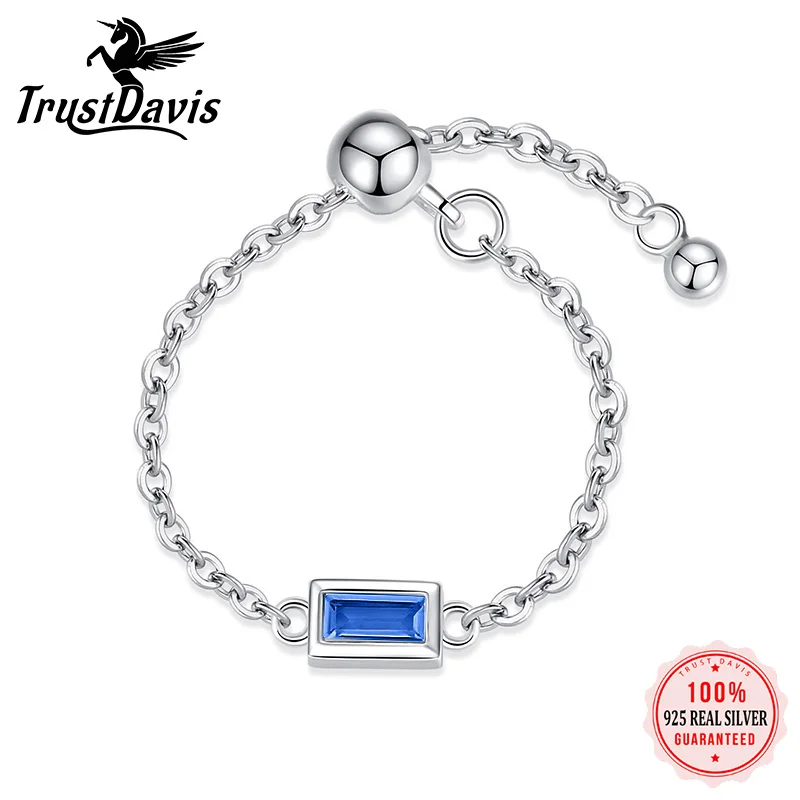 TrustDavis Настоящее серебро 925 пробы модное милое прямоугольное блестящее CZ цепочка Открытое кольцо для женщин Свадебная вечеринка ювелирные и...
TrustDavis Настоящее серебро 925 пробы модное милое прямоугольное блестящее CZ цепочка Открытое кольцо для женщин Свадебная вечеринка ювелирные и...