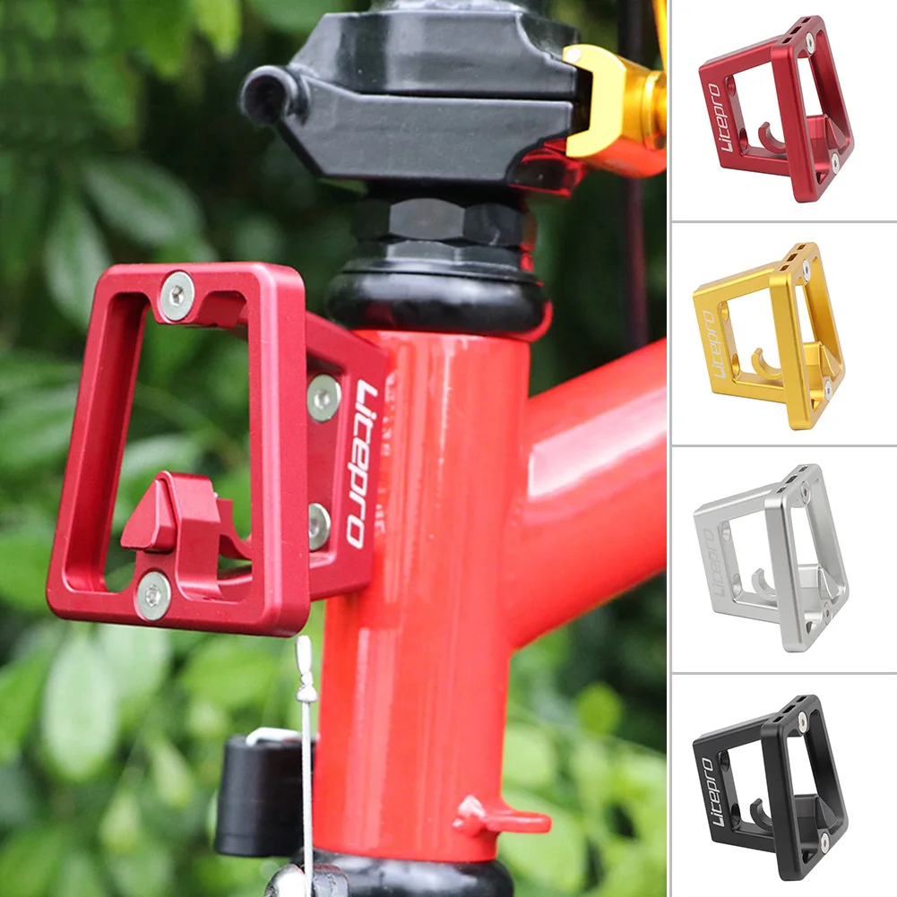 Folding Bike Front Carrier Block Bag Bracket Holder For Brompton Aluminum Alloy Bike Front Carrier Block Bike Accessories
Folding Bike Front Carrier Block Bag Bracket Holder For Brompton Aluminum Alloy Bike Front Carrier Block Bike Accessories
