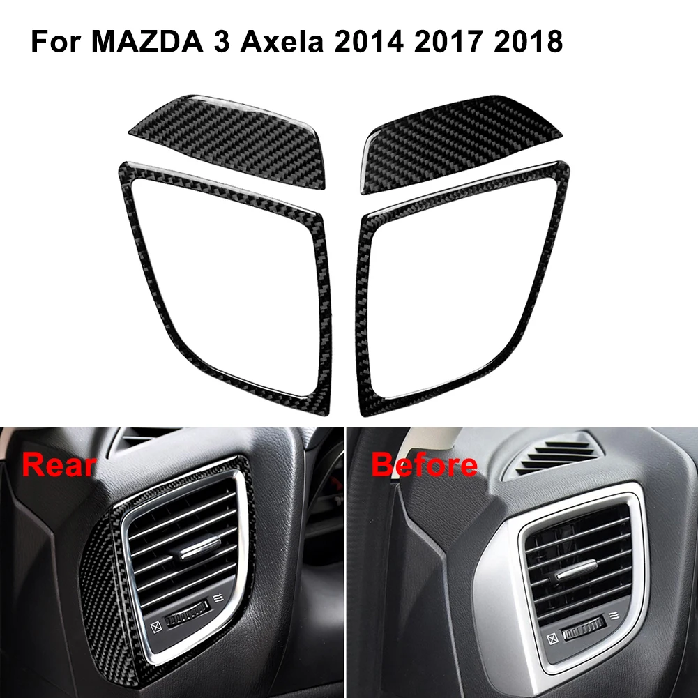 Car Dashboad Left Right Air Vent Outlet Stickers Panel Trim Interior Decor Carbon Fiber Sticker for Mazda 3 Axela 2014 2017 2018
Car Dashboad Left Right Air Vent Outlet Stickers Panel Trim Interior Decor Carbon Fiber Sticker for Mazda 3 Axela 2014 2017 2018