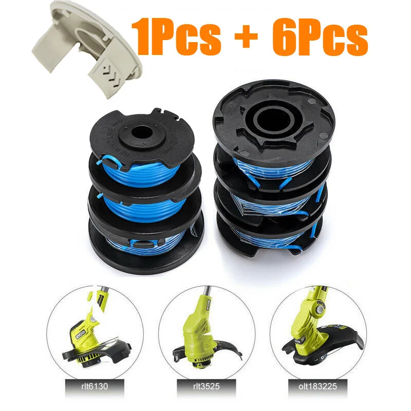 6* Grass Trimmer String Spools+ 1* Spool Cover For Ryobi One+AC14RL3A Lawn Mower
6* Grass Trimmer String Spools+ 1* Spool Cover For Ryobi One+AC14RL3A Lawn Mower