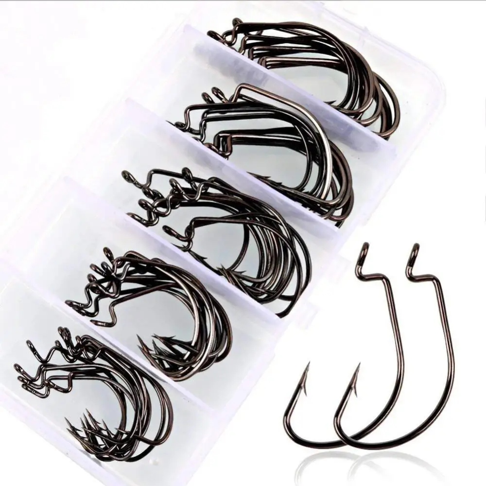 50Pcs High Carbon Steel Fishing Hooks Crank Fishhook Jig Fish Hooks with Plastic Box Carp Fishing Accessories
50Pcs High Carbon Steel Fishing Hooks Crank Fishhook Jig Fish Hooks with Plastic Box Carp Fishing Accessories