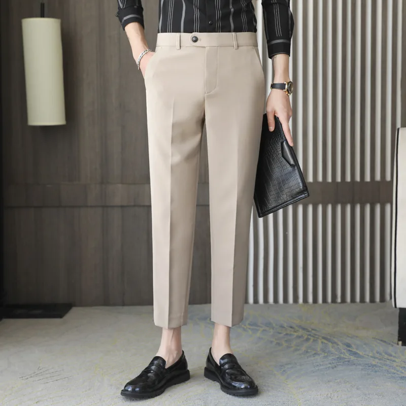 2021 Spring and Summer Men's Trousers, Fashion Pure White Pants , Fashion Japan Style Simple Business Casual Trousers Men
2021 Spring and Summer Men's Trousers, Fashion Pure White Pants , Fashion Japan Style Simple Business Casual Trousers Men